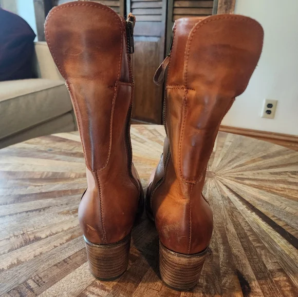 Freebird Dart Brown Heeled Boots - Picture 7 of 12